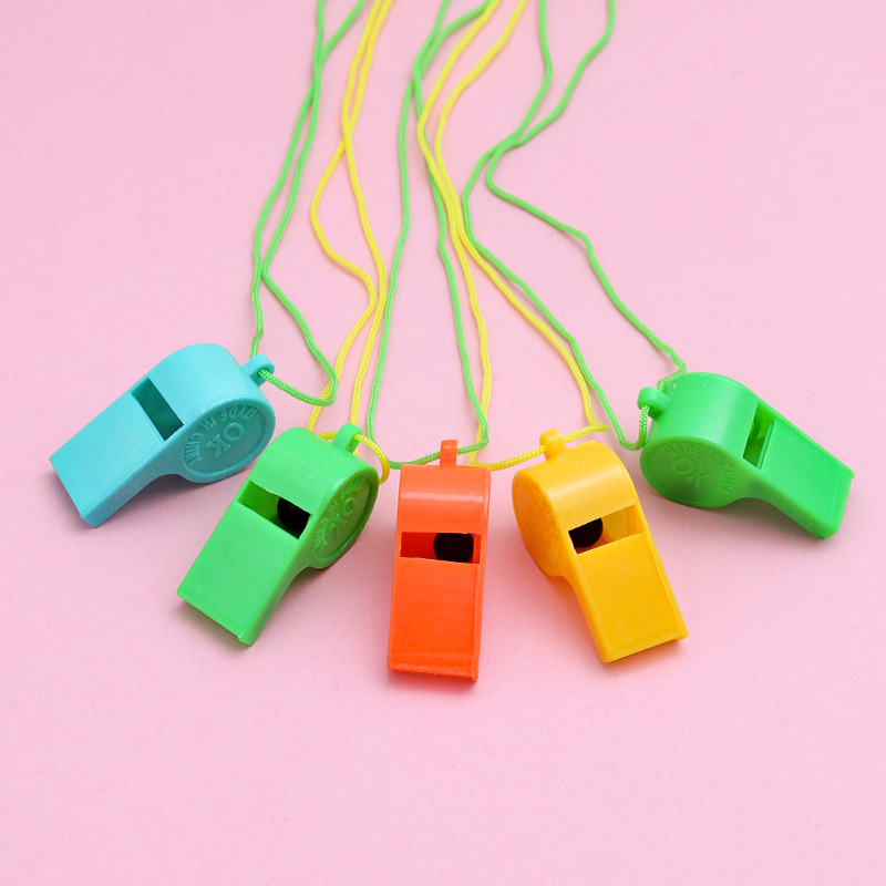 塑料口哨儿童玩具礼品加油吹口哨子裁判哨球迷挂绳运动会活动口哨,淘宝优惠券,粉丝福利购,淘宝优惠卷
