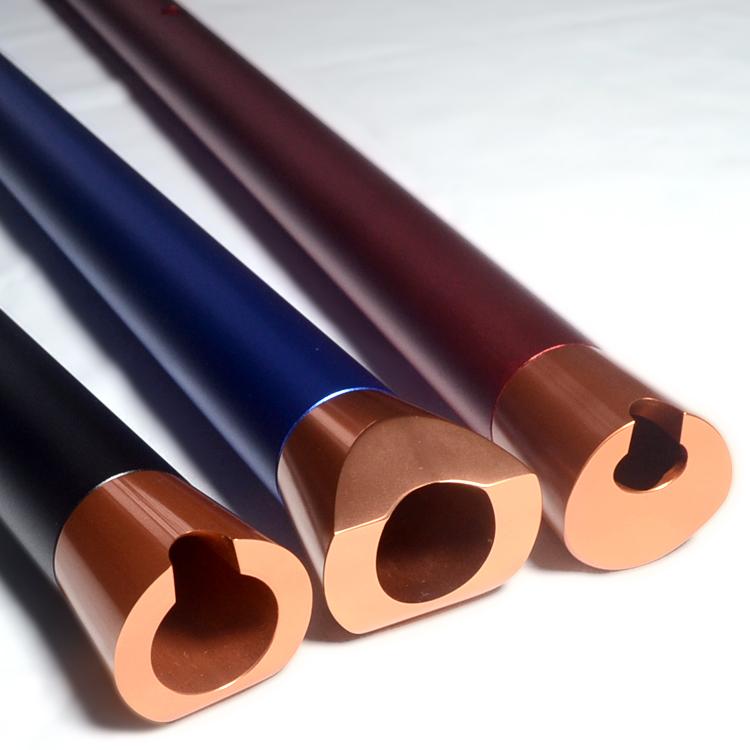 金属洞箫八孔 新品三支装送专用包 - 图0