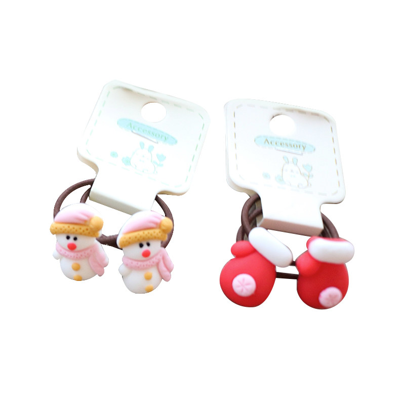 圣诞节礼物圣诞发饰头饰 儿童圣诞老人圣诞雪人圣诞树发圈 头绳