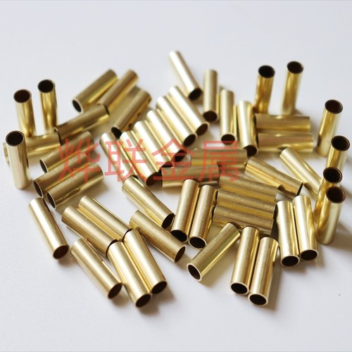 直径1 2 3 4 40 50mm薄壁空心毛细黄铜小圆管 h62/h65环保黄铜管 - 图1