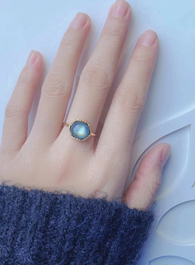 原创设计轻奢小众复古高感戒指