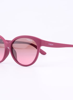 沃格太阳镜VOGUE VO5017SD墨镜遮阳镜红色椭圆复古超轻简约舒适款