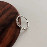 Tide, цепь, небольшое дизайнерское кольцо, серебро 925 пробы, на указательный палец, простой и элегантный дизайн, легкий роскошный стиль