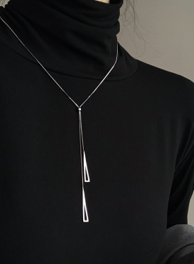 银奥925纯银毛衣链女款高级感