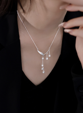 银奥999足银十字链女生项链