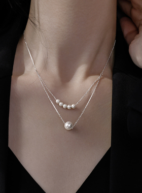 银奥925纯银简约精致女项链