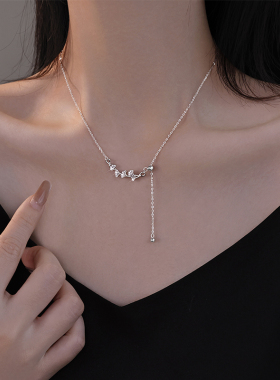 银奥999足银十字链女生项链