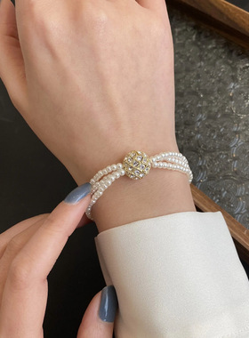 抖音同款创意个性珍珠手链百搭