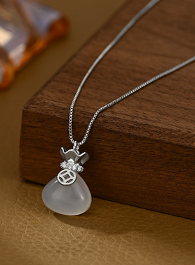 时尚百搭日常风福袋金钱袋项链