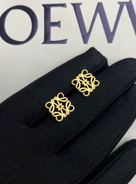 s925银针立体镂空花纹网红百耳钉