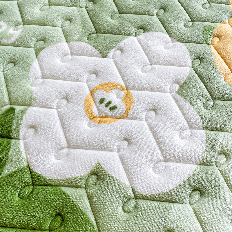 A类大豆牛奶绒床笠罩三件套加厚床罩2023新款珊瑚绒床垫套保护罩