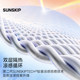 SUNSKIP Palette Titanium Silver Sunscreen Umbrella Anti-UV Umbrella Sun Umbrella Rain or Shine Folding Parasol for Women