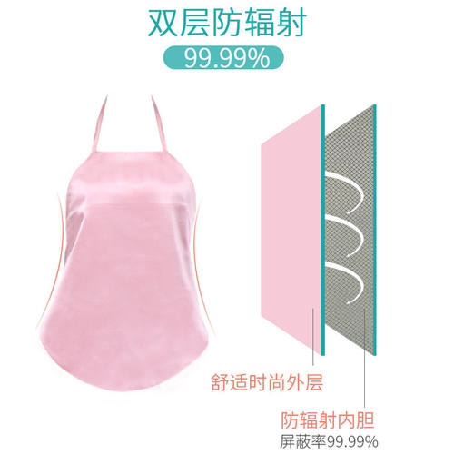 防辐射服孕妇装肚兜正品官网上班族隐形内穿吊带衣服怀孕期肚围裙 - 图2