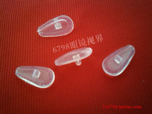 气囊鼻托叶气泡鼻垫眼镜配件 眼镜防滑硅胶鼻托上螺丝 - 图0