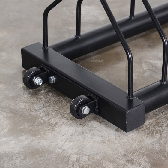 Strength area removable rack trolley barbell plate rack