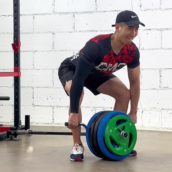 Core strength deadlift mine rack abdominal muscle training barrel