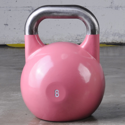 全钢壶铃竞技壶铃Kettlebell专业比赛壶铃健身房私教壶铃提壶哑铃 - 图3