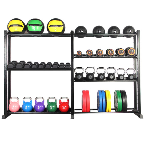 Multifunctional dumbbell rack strength zone storage