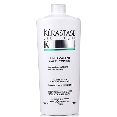 Kerastase, импортный шампунь, универсальный крем для волос, 1000 мл, контроль жирного блеска, удаление перхоти