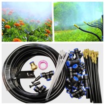 DIY quick-insertion universal micro-nozzle adjustable atomization suit automatic watering and watering spray irrigation for cooling and dust removal