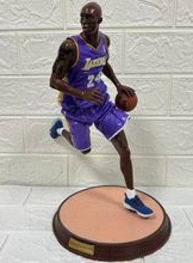 黑曼巴明星篮球手 科比 NBA24号纪念科比 手办模型摆件库里詹姆斯