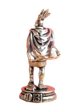 新款跨境热销黄铜斯巴达战士欧洲战士桌面装饰人物小摆件铜器