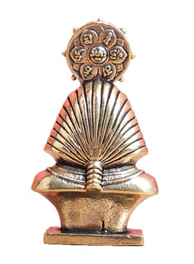 黄铜木乃伊古埃及法老太阳神复古老物件实心装饰桌面工艺品铜摆件