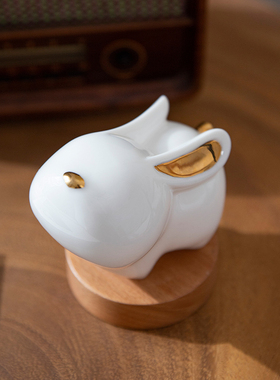 本兮建白瓷家居摆件萌宠桌面