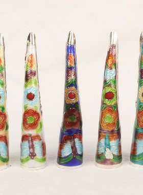 极速宫廷仿景泰h蓝指甲套古装戏饰品延禧攻略如懿传同款配饰后妃