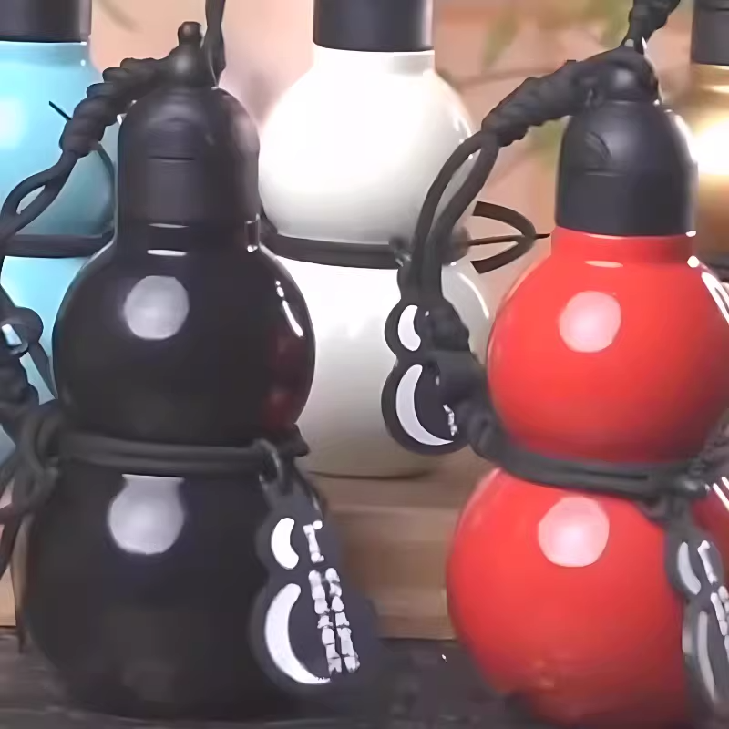 网红男士葫芦水杯抽象创意大容量哪吒同款中式道文化太极剑水壶,淘宝优惠券,粉丝福利购,淘宝优惠卷