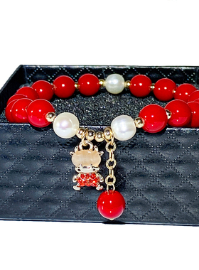 SeaCat民族风可爱小牛串珠手链