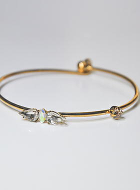 欧美时尚复古做旧蝴蝶结简约手镯女小清新春天轻奢配饰品