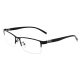 Crazy business half-frame anti-blue light myopia glasses finished