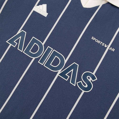 Adidas/阿迪达斯正品夏季新款男士翻领条纹运动休闲T恤JC5745 - 图2