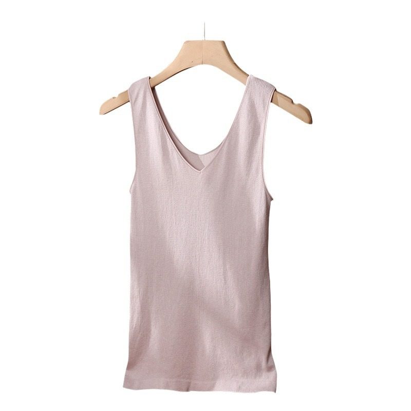 德绒发热保暖羊毛秋冬女背心内搭舒适打底上衣无痕亲肤轻薄无袖衣,淘宝优惠券,粉丝福利购,淘宝优惠卷