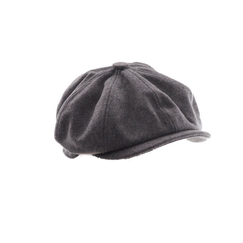 超大头围63cm码秋冬复古毛呢料前进八角帽男日系加大码画家帽子女 - 图3