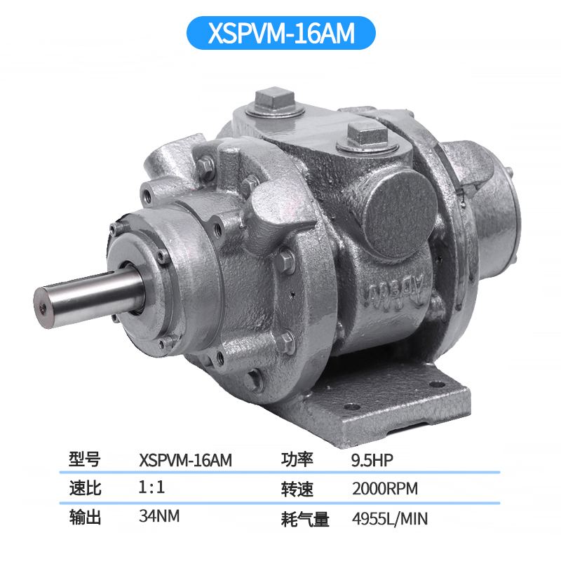 欣山XS 16AM 叶片式气动马达高速强力大功率防爆无级调速配减速机 - 图1