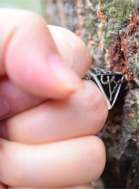 破魔霸气女生防身用品时尚戒指