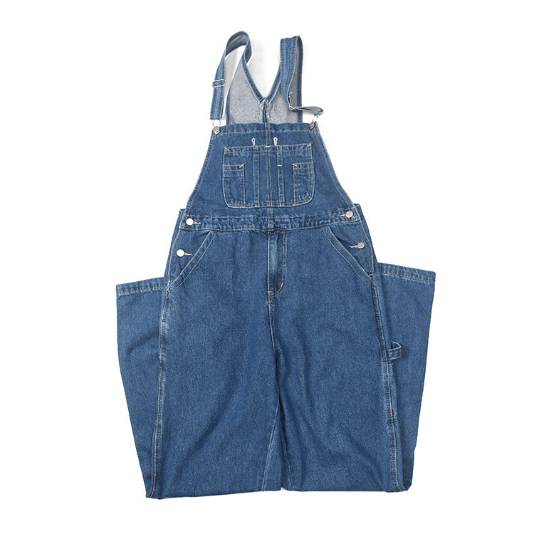 老炮 日式复古做旧水洗多工装牛仔背带裤 咔叽古着宽松多色吊带裤,淘宝优惠券,粉丝福利购,淘宝优惠卷