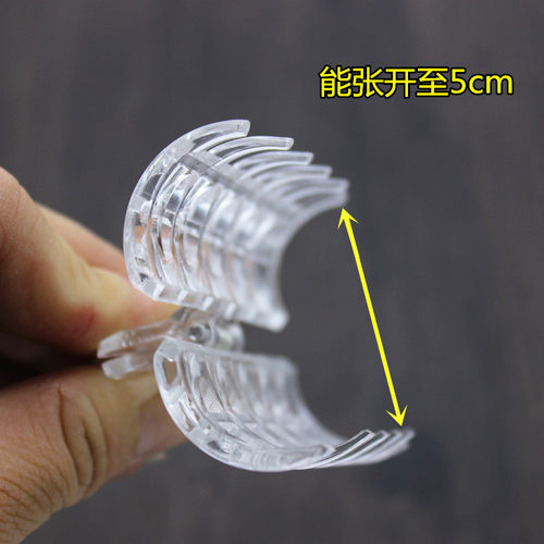 发廊专用耐温固定网型夹陶瓷烫机器夹美发包数码杠热烫耐高温夹子 - 图3