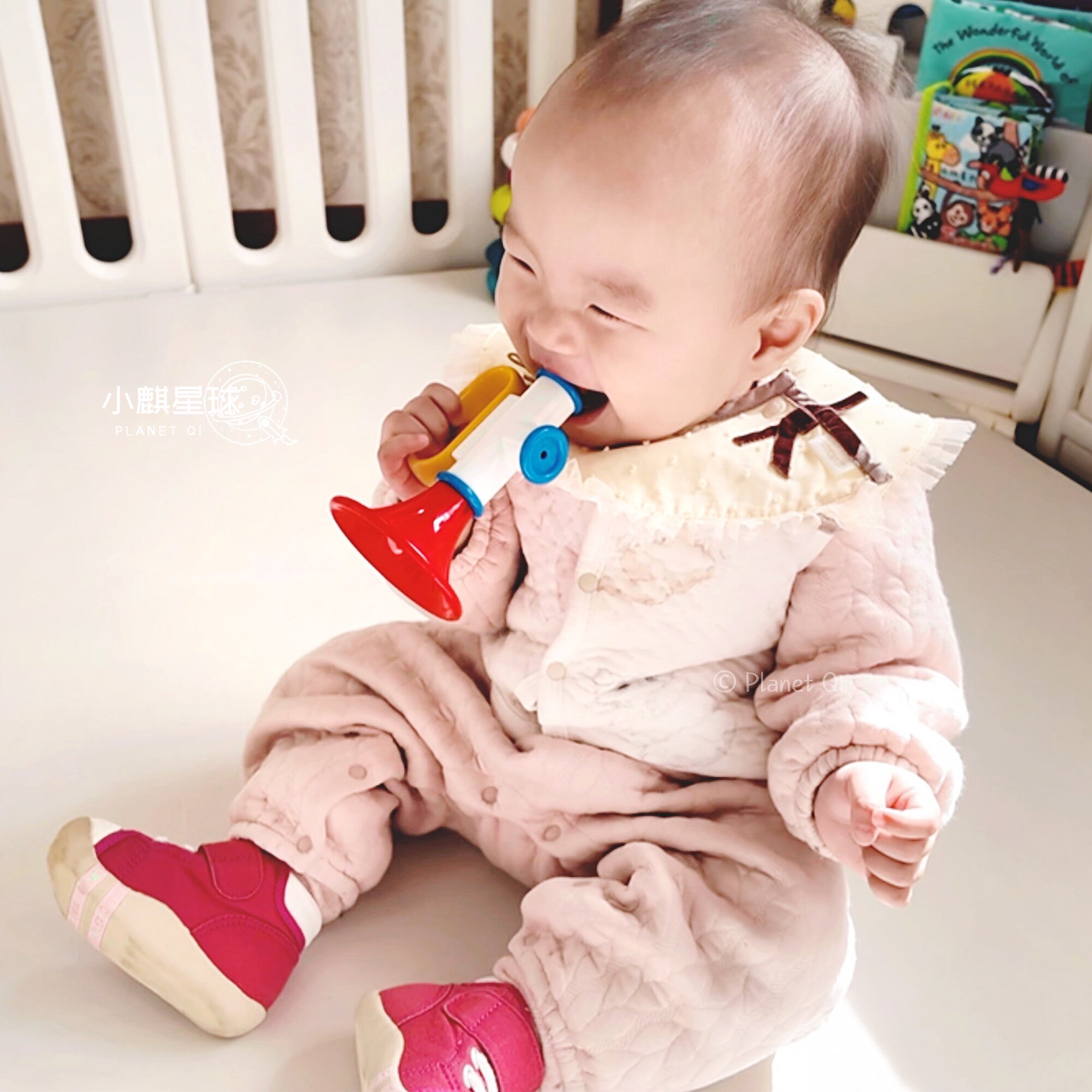 英国Ambi toys儿童小喇叭玩具宝宝吹奏乐器音乐启蒙肺活量可吹,淘宝优惠券,粉丝福利购,淘宝优惠卷