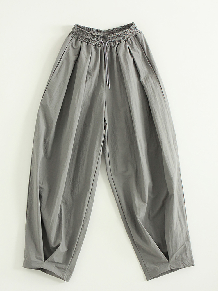 韩代24 paper double tuck balloon banding pants (unisex)长裤 - 图3