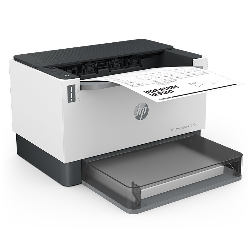 HP black and white laser printer large toner bin double sided