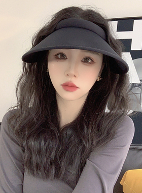 夏季空顶帽女UV防晒帽遮阳UPF50