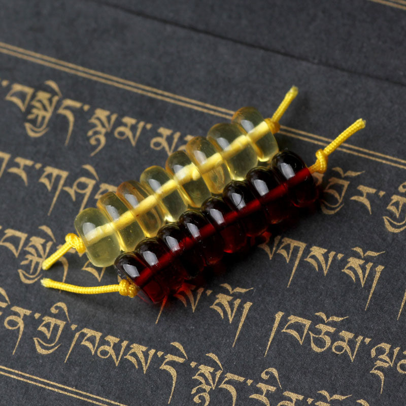 天然血珀隔片金珀垫片单颗琥珀蜜蜡算盘珠6配珠菩提配饰手串8散珠,淘宝优惠券,粉丝福利购,淘宝优惠卷