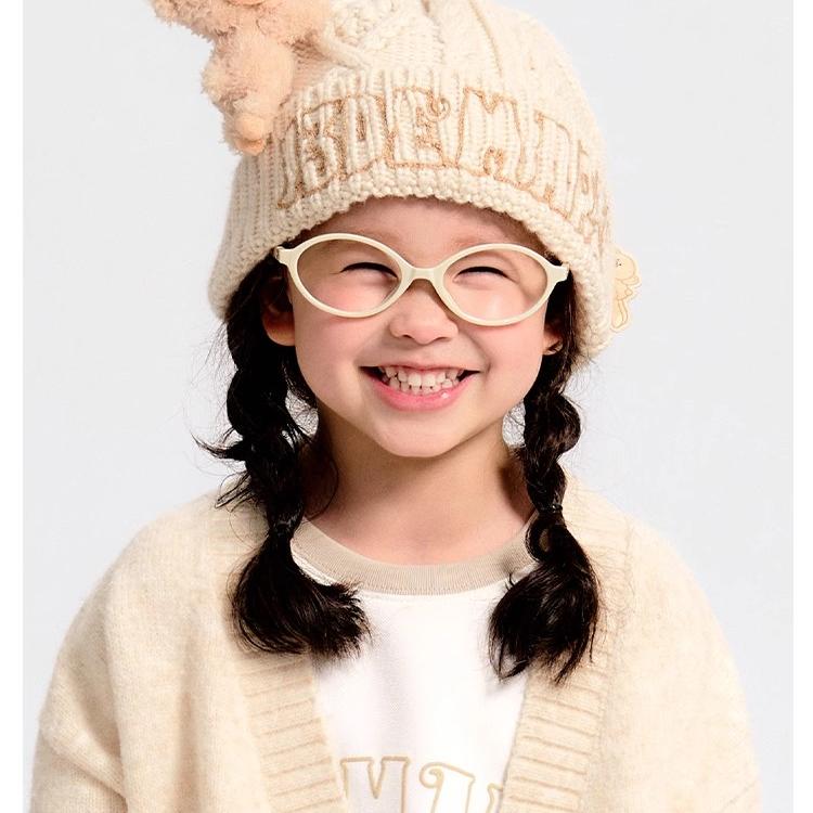 13DE MARZO童装 男女同款24秋冬新款扭花冷帽百搭时尚儿童针织帽 - 图3