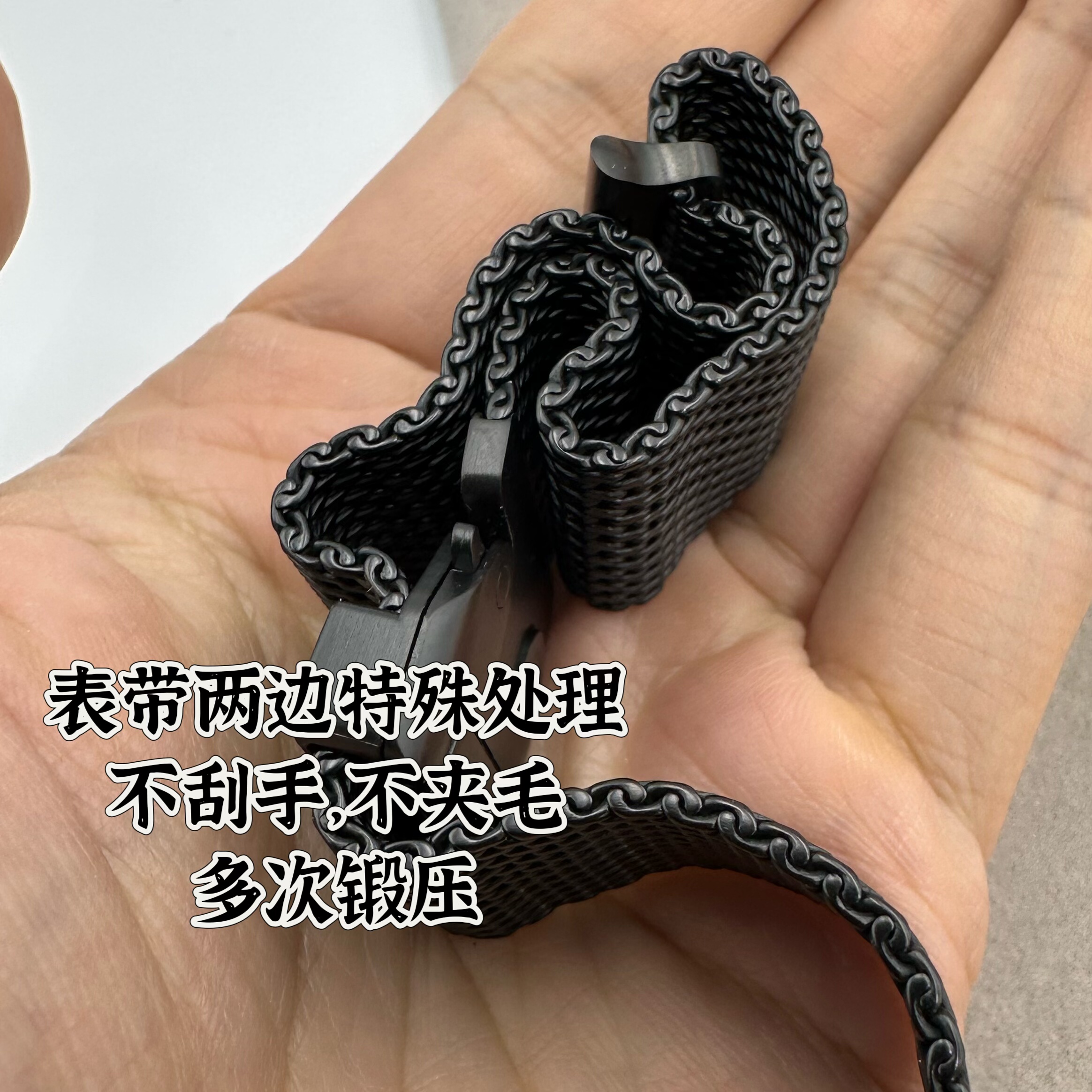 苹果手表新款钛表带s10/ultra2男款金属表带米兰尼斯表带49mm表带 - 图2