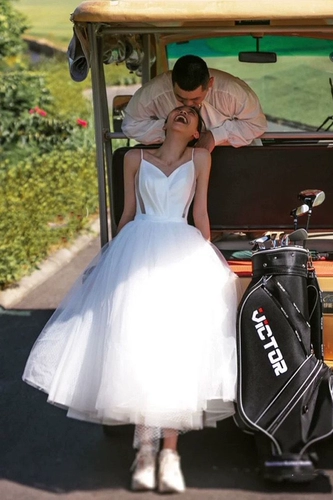 Свежее свадебное платье для влюбленных, короткое вечернее платье, реквизит для фотографии