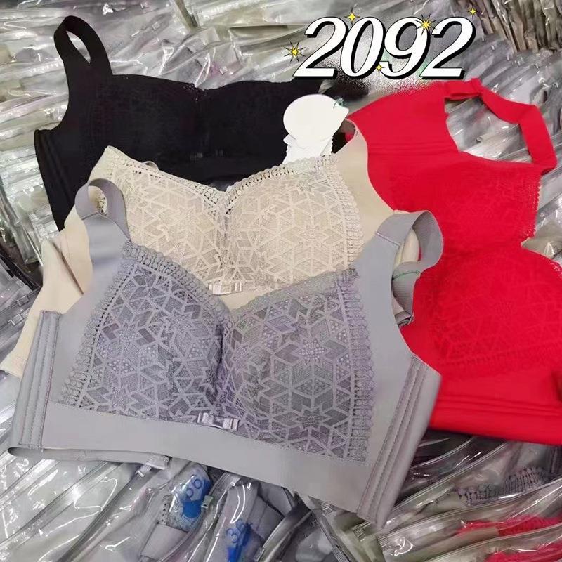 内衣正品美睫世家/慕巧娜2092聚拢侧收大码CD杯大胸显小文胸调整 - 图3