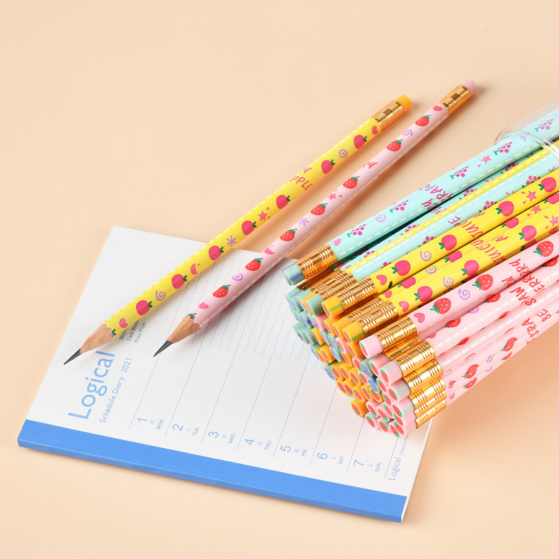 nakabayashi仲林 日本进口hb小学生铅笔可爱木杆铅笔盒装圆形五边形六角星六边形幼儿园写字笔儿童铅笔文具,淘宝优惠券,粉丝福利购,淘宝优惠卷